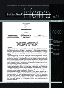 FeDerSerD Informa 13 - Febbraio 2010