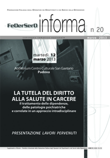 FeDerSerD Informa 20 - Marzo 2013