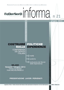 FeDerSerD Informa 21 - Giugno 2013