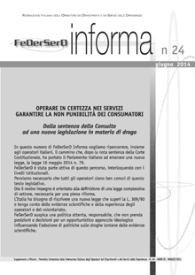 FeDerSerD Informa 24 - Giugno 2014