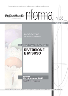 FeDerSerD Informa 26 - Ottobre 2015