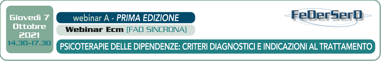 PSICOTERAPIE DELLE DIPENDENZE: CRITERI DIAGNOSTICI E INDICAZIONI AL TRATTAMENTO Teoria clinica - criteri di invio – case report – evidenze di efficacia