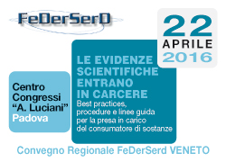 Le Evidenze Scientifiche Entrano in Carcere: Best practices, procedure e linee guida per la presa in carico del consumatore di sostanze