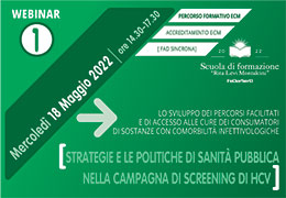 STRATEGIE E LE POLITICHE DI SANITA' PUBBLICA NELLA CAMPAGNA DI SCREENING DI HCV