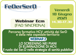 LO SCREENING NEI PIANI DI ELIMINAZIONE DI HCV: il ruolo dei Ser.D nelle strategie di sanit pubblica