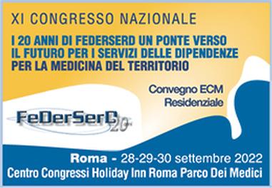 XI Congresso Nazionale FeDerSerD - Roma