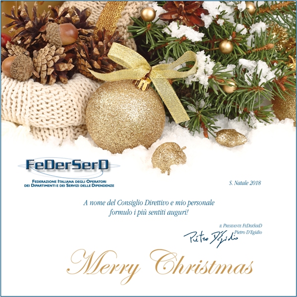 AUGURI di Buon Natale da FeDerSerD AUGURI di Buon Natale da FeDerSerD